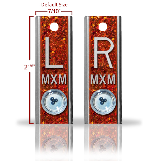 Sienna Glitter Position Markers